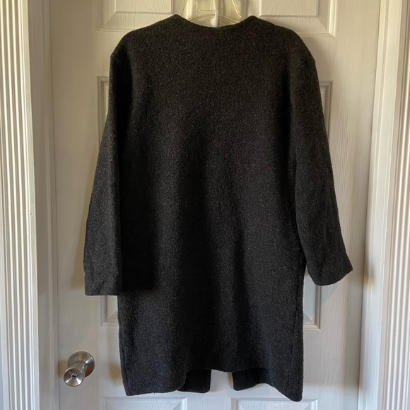 Wilfred Merino Wool Jacket Zip Up Black Knit Size Medium - Picture 4 of 8